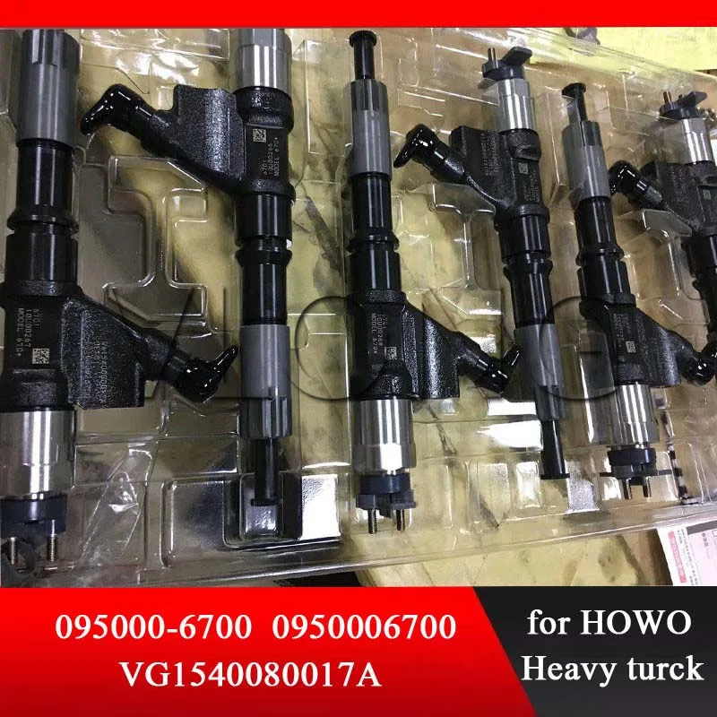 

095000-6700 R61540080017A Common Rail Injector 9709500-670 095000-6701 095000-6702 for HOWO,Ssangyong,SINOTRUK EOUR3