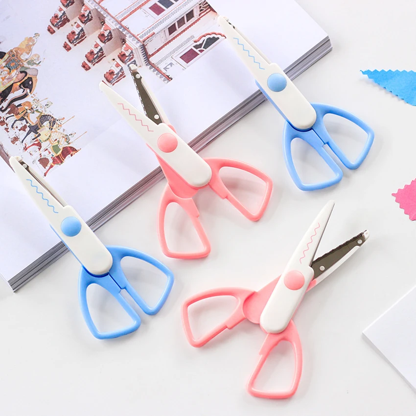 DIY Handmade Shear Paper Pinking Cut Handicraft Laciness Zig Zag Student Kid Creative Diary Craft Album Scrapbook Photo Scissor