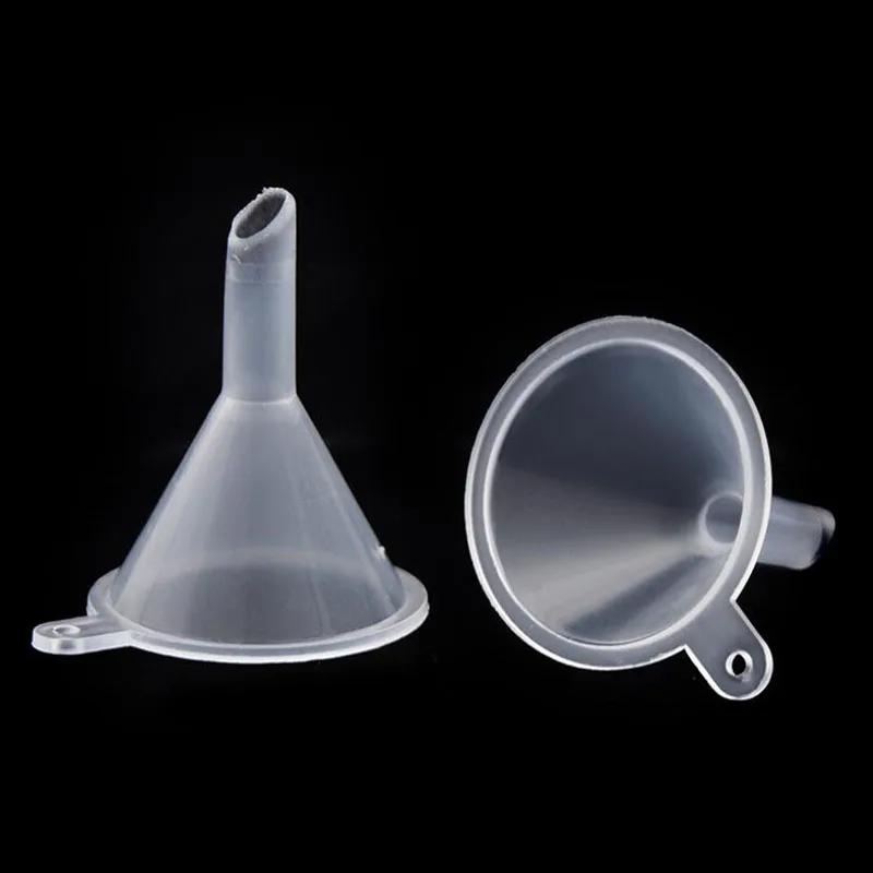 10 Pieces of Mini Transparent Plastic Perfume Diffuser Funnel Juice Dropper Bottle Liquid Essential Oil Laboratory Filling Tool