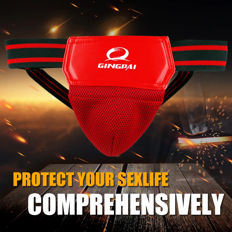 Groin Protector for Boxing Muay Thai Kickboxing MMA Training Adult Male MMA Crotch Protectors Kids Karate Abdominal kick Support