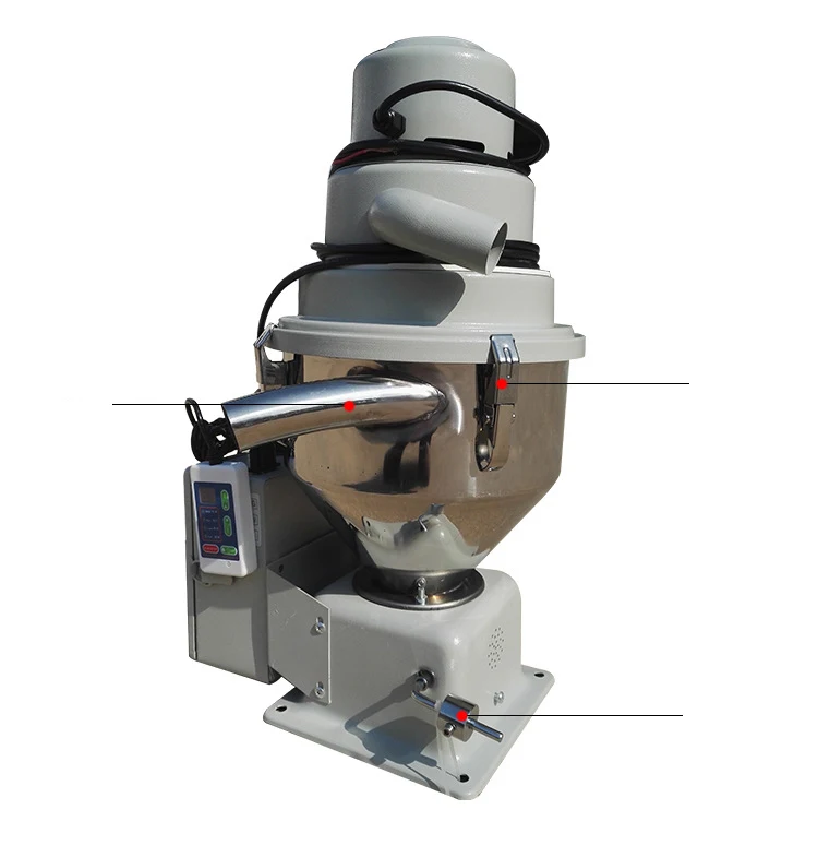 220V Hopper Loader Auto Feeder Automatic Plastic Particle Vacuum Feeding Machine 300KG/H 7.5L for Injection Molding Machine Y