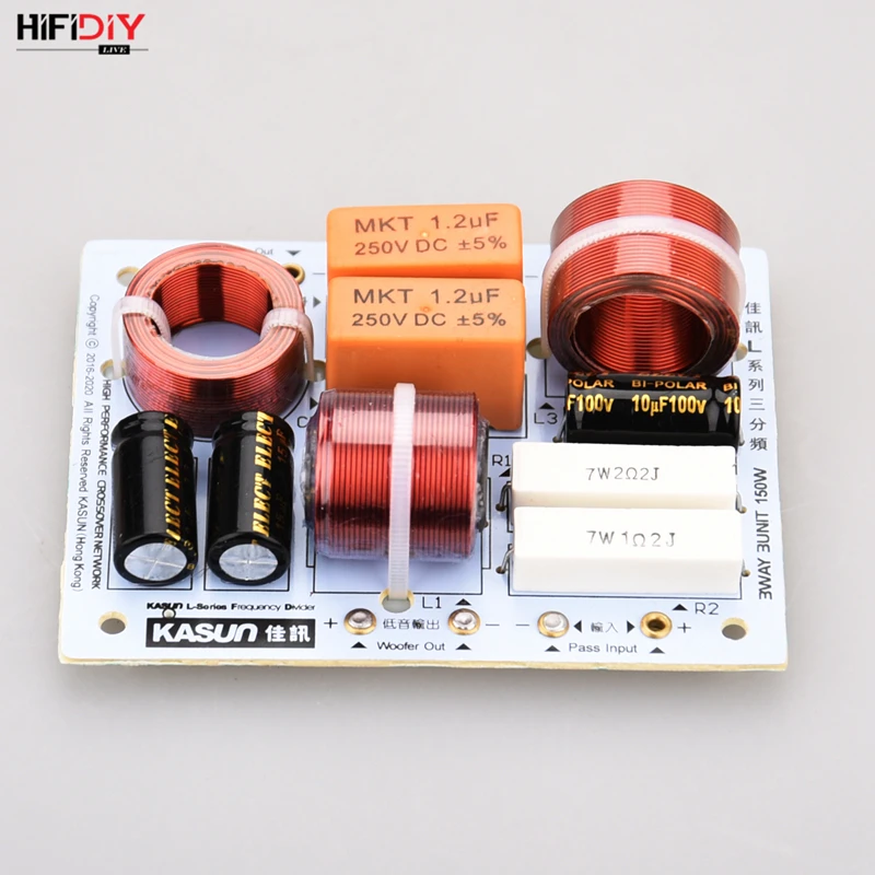 HIFIDIY لايف L-380C 3 طريقة 3 وحدة مكبر الصوت (مكبر الصوت + منتصف + باس) HiFi الرئيسية مكبرات الصوت تردد مقسم مرشحات كروس