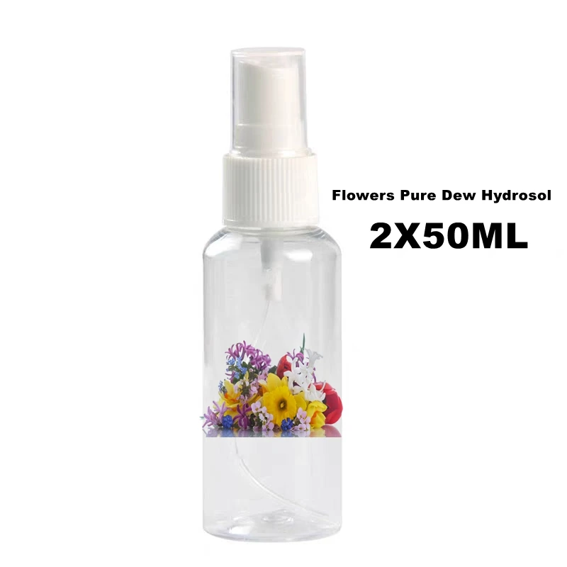 100ML Flowers Pure Dew Hydrosol for modulating various facial mask&Skin Care