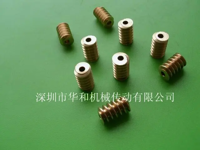 0.5 Mold Worm Single Head Copper Worm Motor Motor Shaft Gear Worm