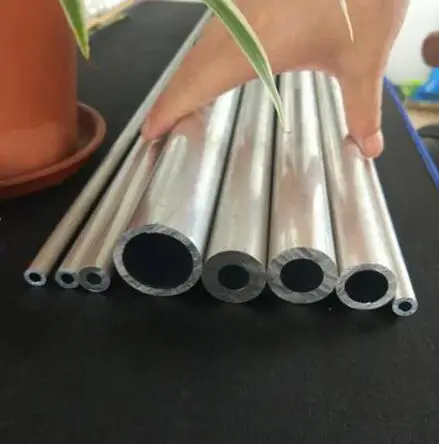 1Pcs 40mm Inner Diameter 50mm outer diameter 220mm long Aluminum tube alloy Hollow rod hard bolt pipe duct vessel