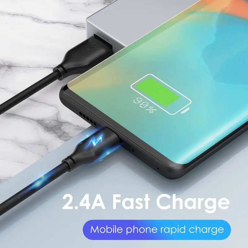 Cable time Micro USB 2,4 ein mobiles Kabel USB-Kabel für Huawei Mate 20 10 Xiaomi Ladekabel Android Phone C277