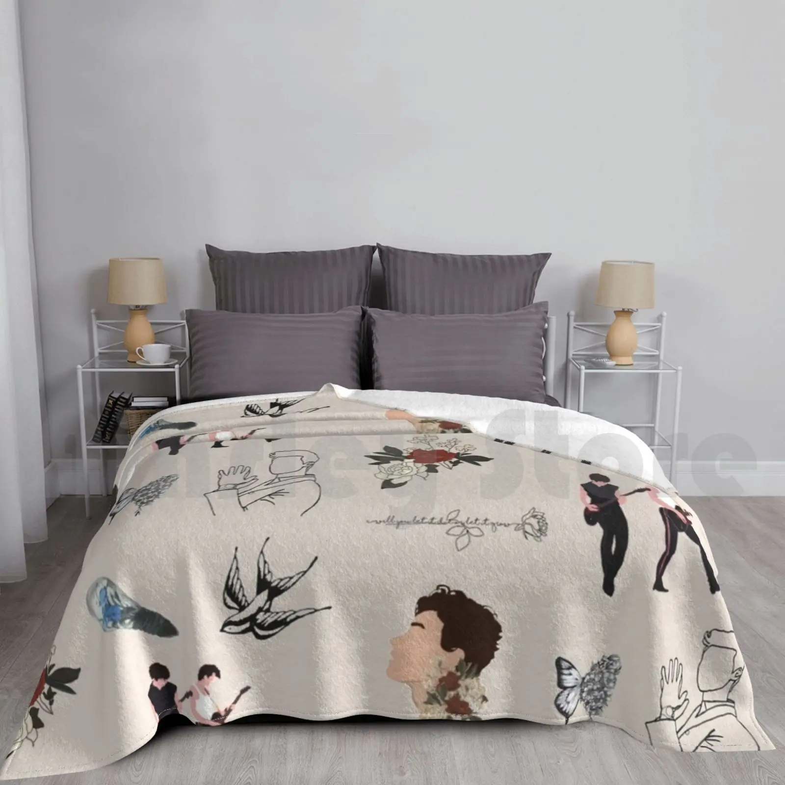 Shawn Mendes Pack Blanket Fashion Custom Shawnmendes Illuminate Shawntattoo Mendesarmy Inmyblood