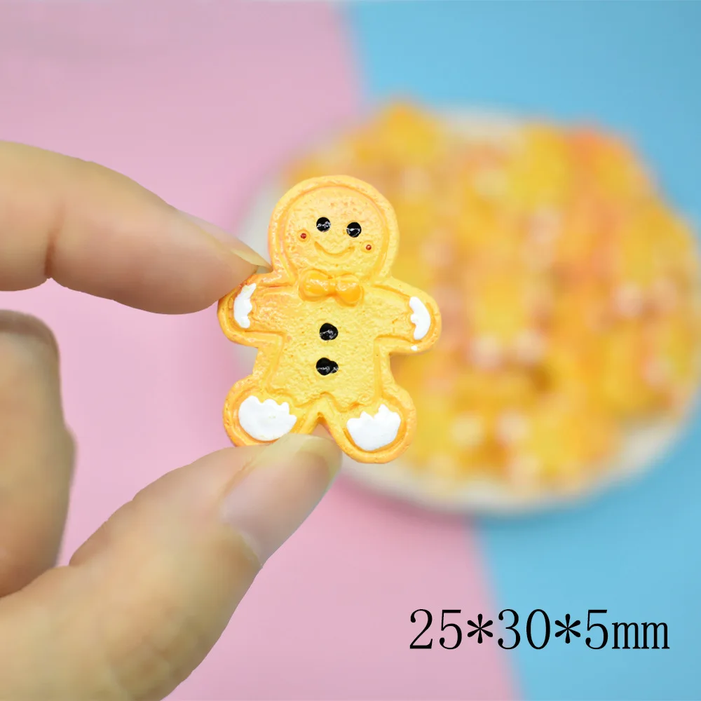 Boxi Additives For Slime Resin Cute Biscuit Charms Supplies DIY Kit Accessories Filler for Fluffy Clear Cloud Slime Christmas