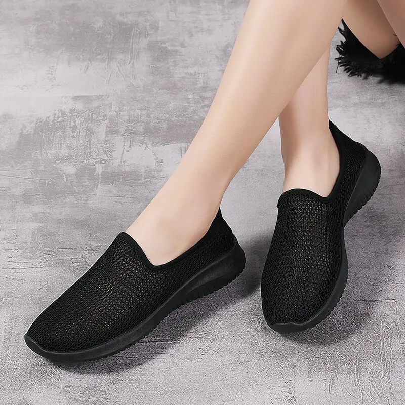 Scarpe da donna vulcanizzate Sneakers da donna di alta qualità Slip On Flats scarpe mocassini da donna Plus Size 40 Walking Flat Zapatillas Mujer