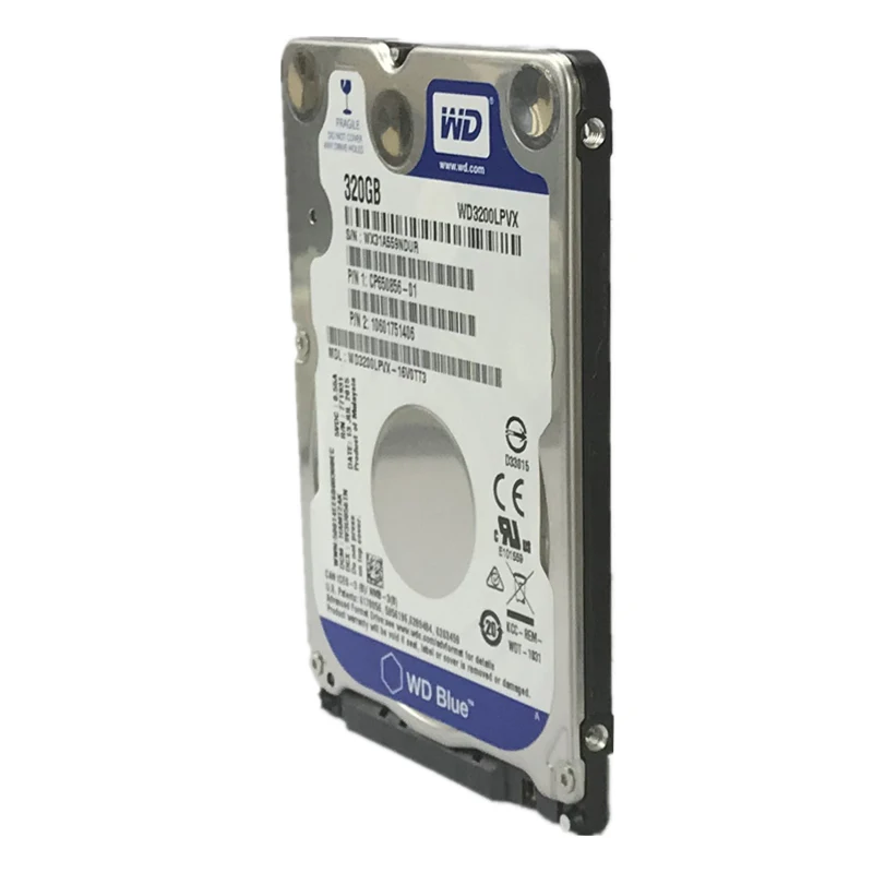 WD 320GB Laptop Hard Drive Blue Disk Computer Internal HDD HD Harddisk SATA II 8MB Cache 5400 RPM 2.5