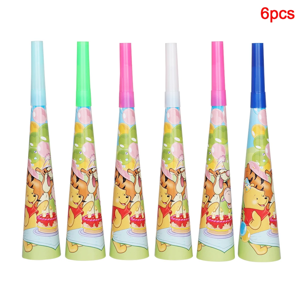 Disney Winnie The Pooh Theme Kids Birthday Decor Cup Plate Napkin Tablecloth Flag Disposable Tableware Baby Shower Supplies