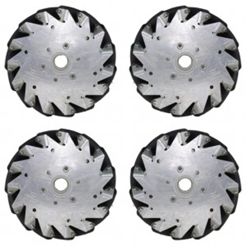 

(6 Inch)152mm A Set Of Aluminium Wheels (4 Pieces) 14101/Robot Car Parts