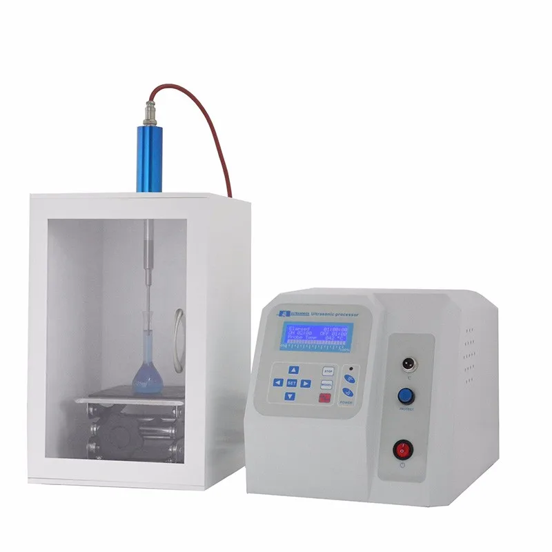 Upgrade Ultrasonic Homogenizer Sonicator Processor 300W 0.15- 200ml Cell Disruptor Mixer FS-300N