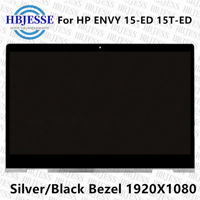 Imagem -02 - Tela Lcd para Computador Tela Sensível ao Toque de 15.6 Polegadas Peça de Reposição para hp Envy X360 15-ed 15-ed0000nx 15-ed000diâmetro 15-ed000extra