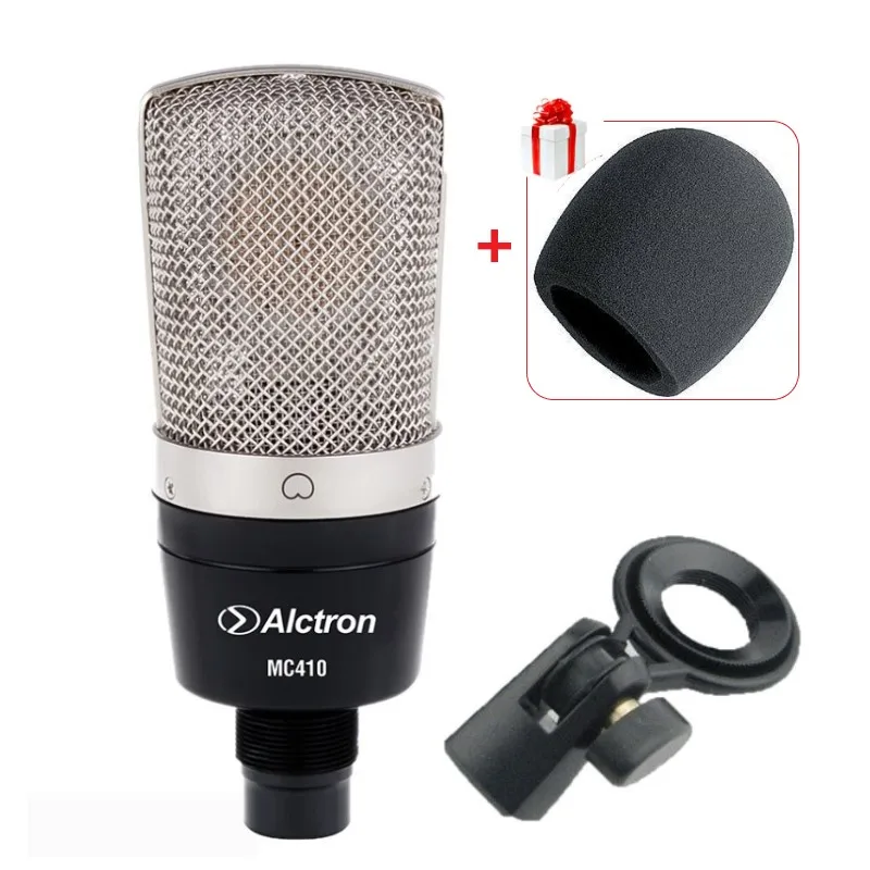 Hot Sell Alctron MC410 Original Condenser Microphone Recording Studio Microphone Instrument / Vocal Recording Microphone