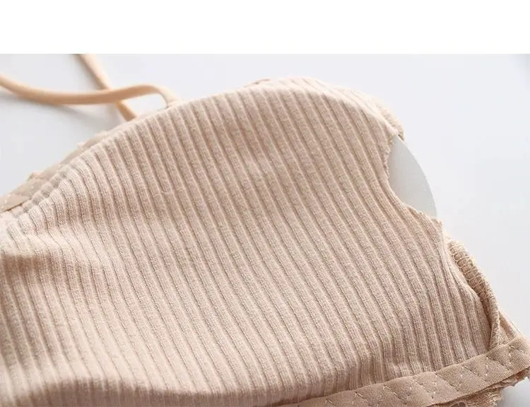 Damen Baumwoll-BH, weiblicher Tube-Top-BH, Damen-Hosenträger-Unterwäsche, schönes Tank-Top, nahtloser Komfort-BH, Sport-BH, Spitzen-Tops – Detail 15