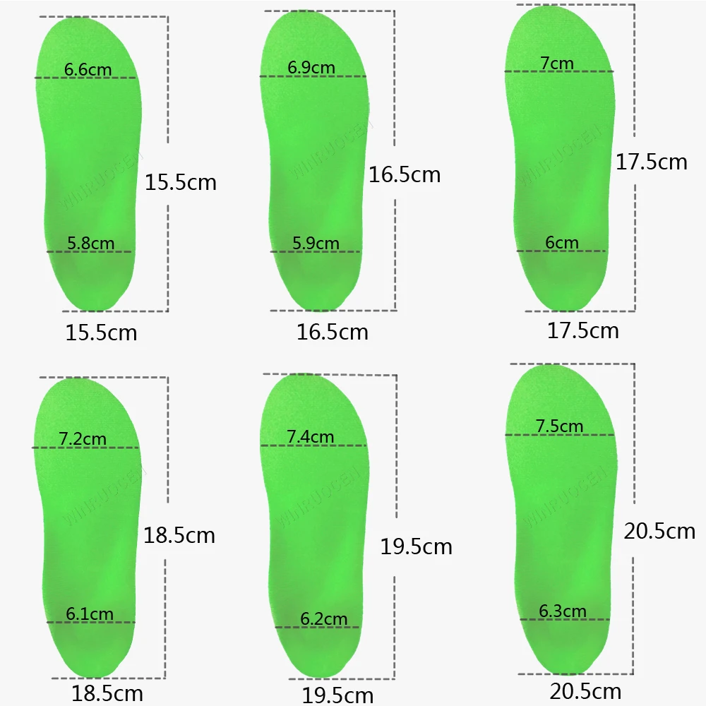 Semelles orthopédiques pour enfants, correcteur de Valgus, chaussures de pied plat, coussinets EVA pour support d'arc, insertion rembourrée pour enfants, soins des pieds