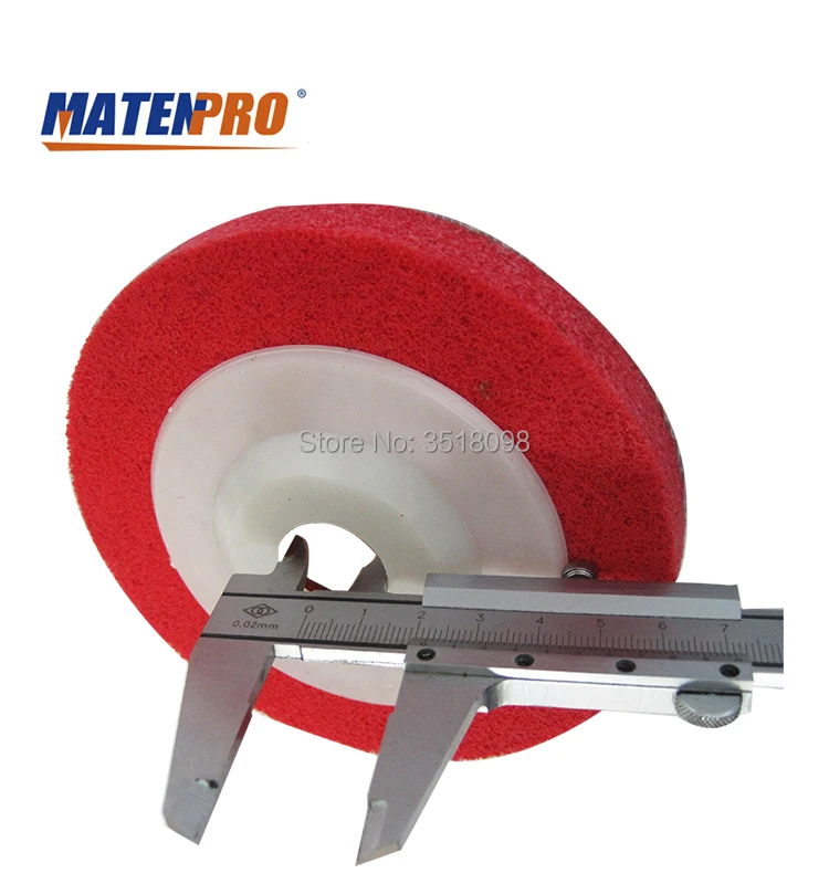 5 inch Nonwoven Polishing Wheel, Fast Heat Dispelling, No Black Discoloration, Abrasion-resistant