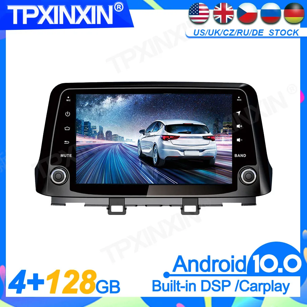 

128G Android10 For Hyundai Encino Kona2017-2018 DSP Head Unit Multimedia Player Auto Radio Tape Recorder Headunit GPS Navigation