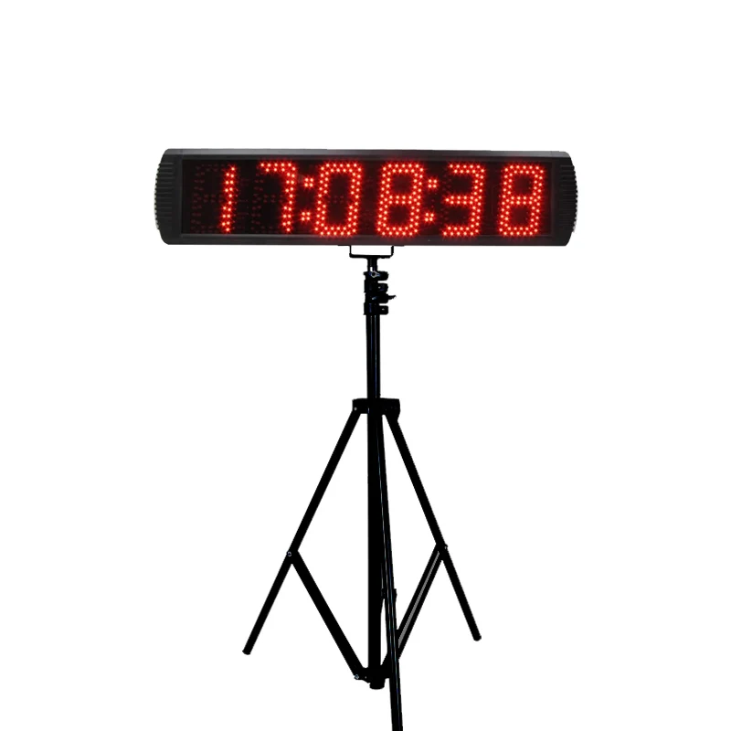 

High quality 5" race timer LED digital marathon race timing clock with stopwatch