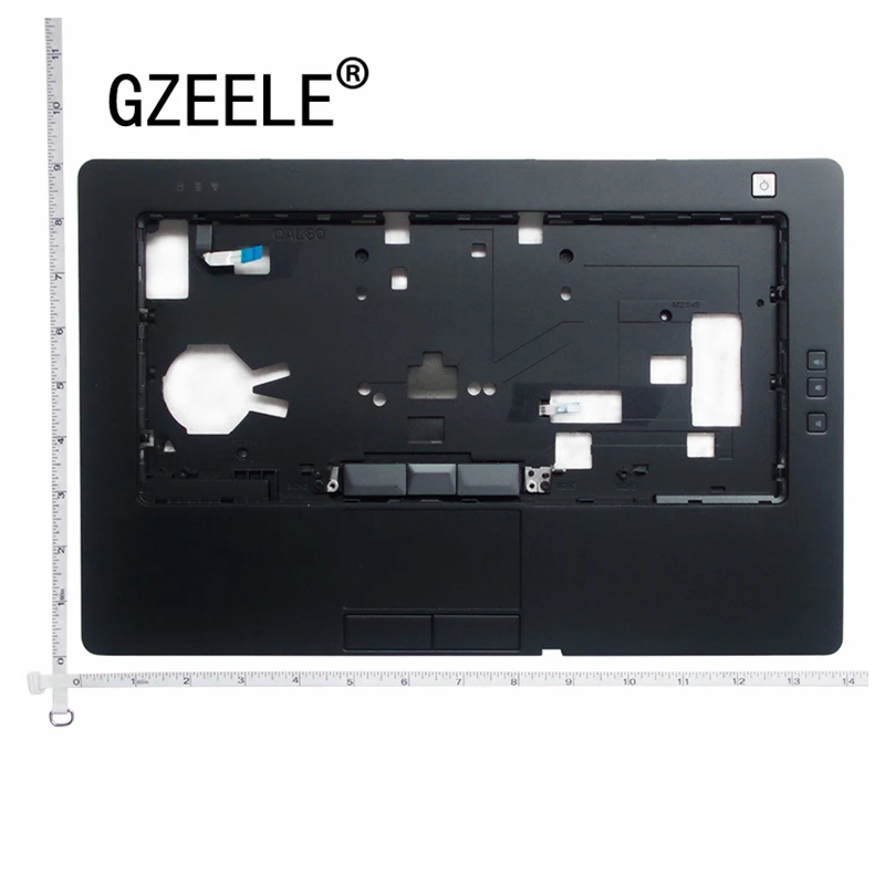 

GZEELE New laptop case for Dell Latitude E6430 TOP COVER Palmrest Upper Case 35H7M KB Bezel Cover With Touchpad FPR 0RFTGT C8MT7