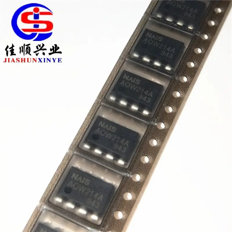 AQW214A Solid State Relais-PCB Mount 100MA 400V DPST Panasonic SMD -8PIN Optokoppler