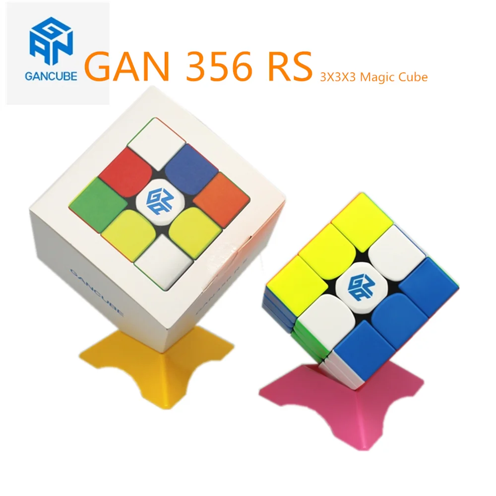 GAN 356 RS 3x3x3 Cube Stickerless cube GAN356 3x3x3 Magic cube Professional Speed Puzzle cubes GAN356RS cube Educational Toys