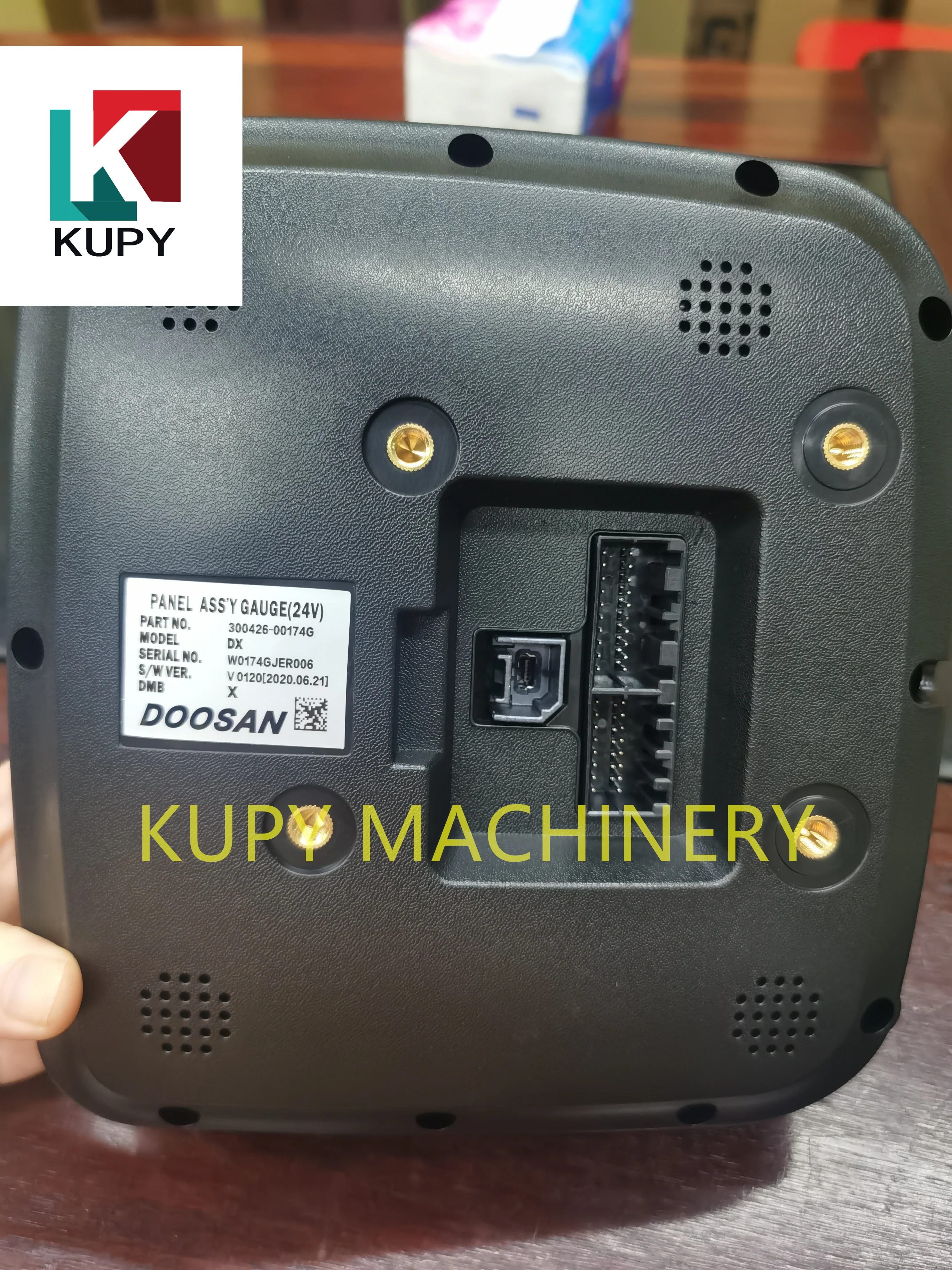 KUPY  300426-00174 Excavator Monitor 300426-00174G for Doosan DX300 DX150 DX120 DX210