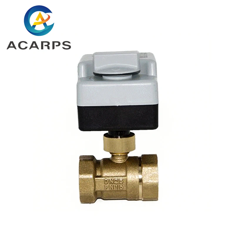 

1" Brass Motorized Ball Valve 3-Wire 2-wayControl Electric AC220V Ball Valve with Manual switch