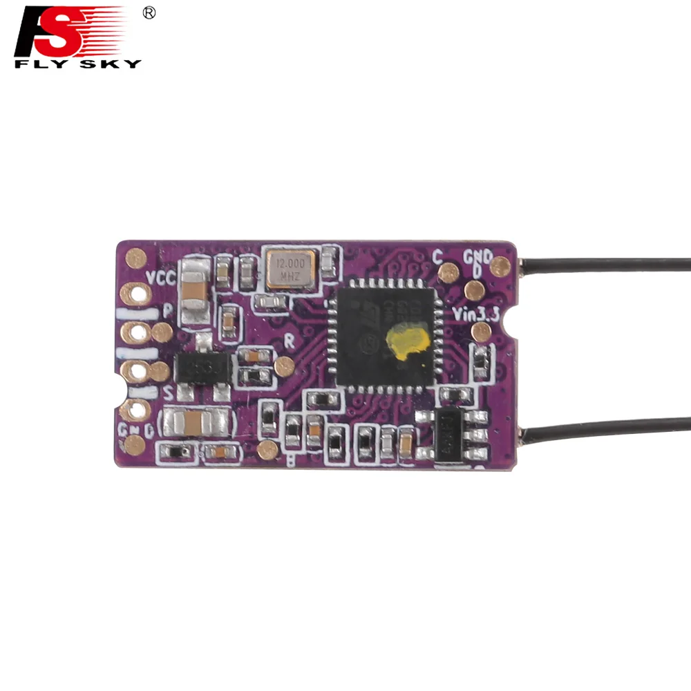 Flysky FS X14S 2.4G PPM i-BUS S-BUS 14CH Dual Antenna One Way Receiver For RC Drone FS NV14 I6X I6 I6S I6X Remont Controller