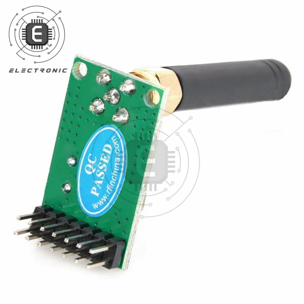 NRF905 Papan Penerima Pemancar Nirkabel Modul Transceiver Nirkabel dengan Antena FSK GMSK Daya Rendah 433 868 915 MHz