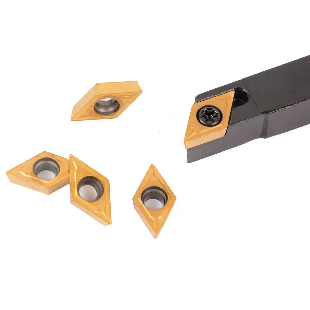 CNC Carbide Insert Lathe External Turning Tool + 10Pc DCMT11T304