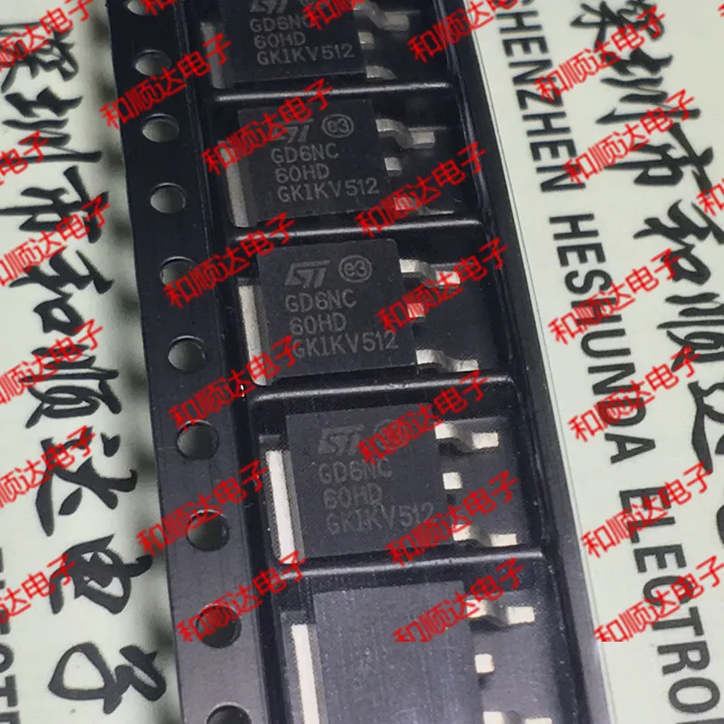 10pcs/lot GD6NC60HD STGD6NC60HD brand new stock TO-252