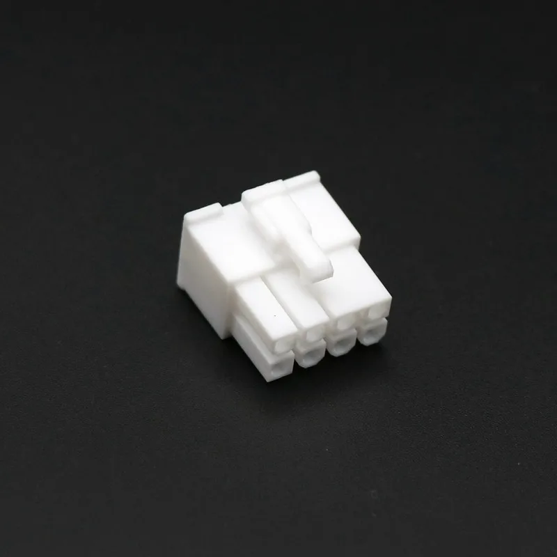 Angitu PCI 익스프레스 케이블 커넥터, 블랙 화이트, 8 핀 GPU, PCI-E, 수 또는 암 하우징, 4.2mm, 50 개