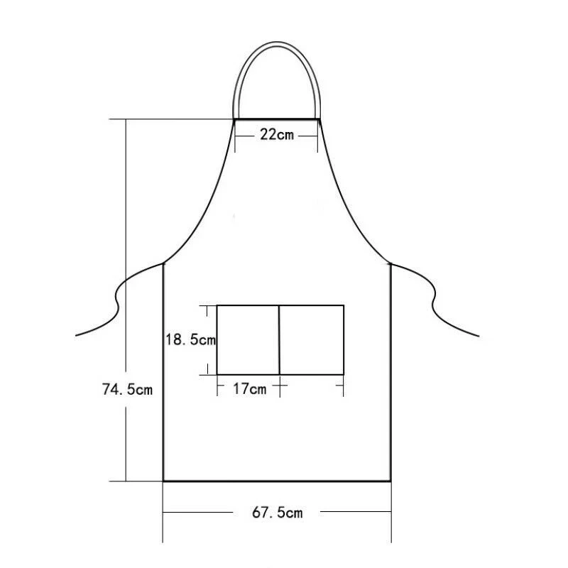 Canvas Apron High-end Breathable Kitchen Chef Waiter Barber Shop Restaurant Manicure Fashion Work Clothes Unisex