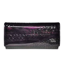 Frauen Brieftasche Aus Echtem Leder Patent Alligator Geldbörsen Weibliche Design Kupplung Tasche Münze Karte Halter Brieftaschen Krokodil Geldbörse