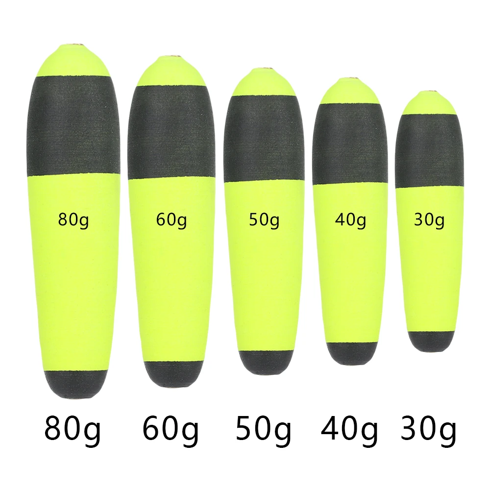 1PC Buoyancy Eva Inline Bobbers Float Portable Green Foam Fishing Floats High Quality Catfish Pike Float Fishing Accessories