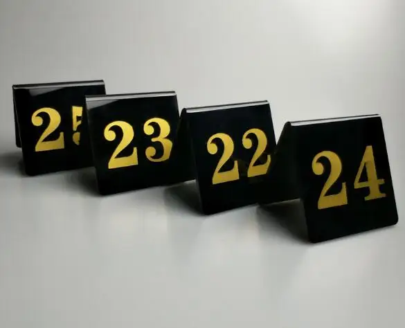 

Acrylic Table Number Cards Wedding Restaurant Cafe Bar Table Numbers Stick Set For Wedding Birthday Party Supplies 1-100