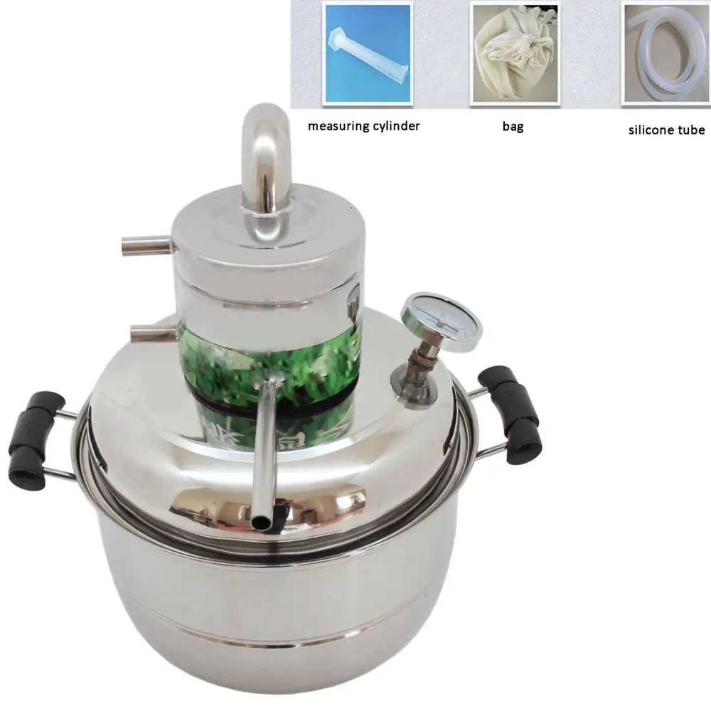 

Household Small Brewing Device Hydrolat Wine Distill Equipment 10L Multifunctional Homebrew Equip