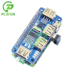 for Raspberry Pi USB Expansion Board HUB Hub for Raspberry Pi 4B/Zero W/3B+ USB to Ethernet RJ45 Network Port USB HUB Splitter