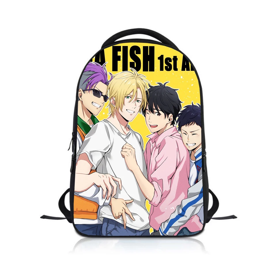 Anime BANANA FISCH Studenten Kinder Rucksack Schule Tasche Kinder Cartoon Rucksack Jungen Mädchen Rucksack kinder Bookbag Satchel