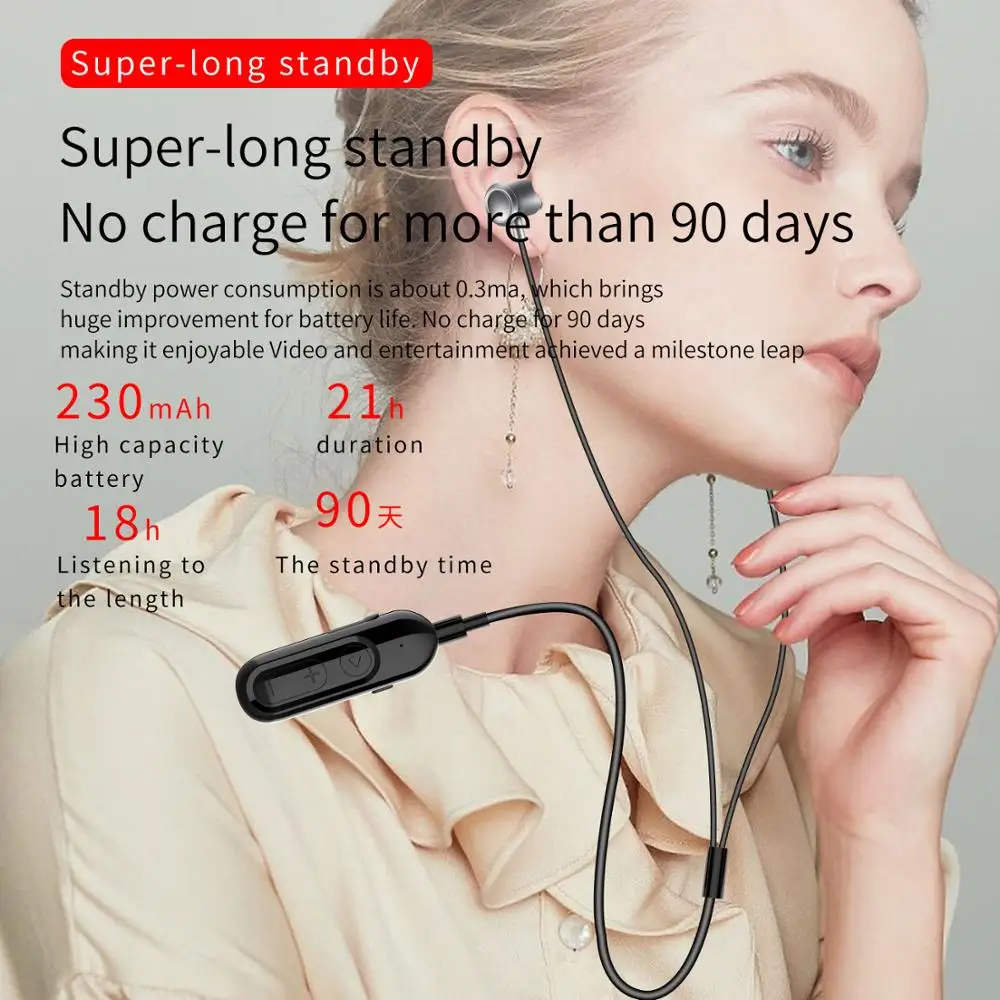 블루투스 5.0 수신기 별도 디자인 3.5mm 잭 이어폰 무선 블루투스 어댑터 Aux 오디오 음악 송신기 운전에 대 한