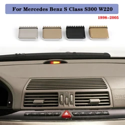 Carro Frente Ar Condicionado A/C Air Vent Outlet, Tab Clip Repair Kit para Mercedes Benz Classe S S300 W220 98-05, Médio Esquerda Direita