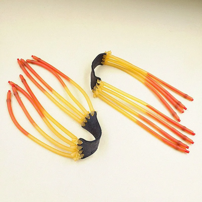 3/5pcs new powerful eight-strand inner wear rubber band group field shooting round rubber band game entertainment tool