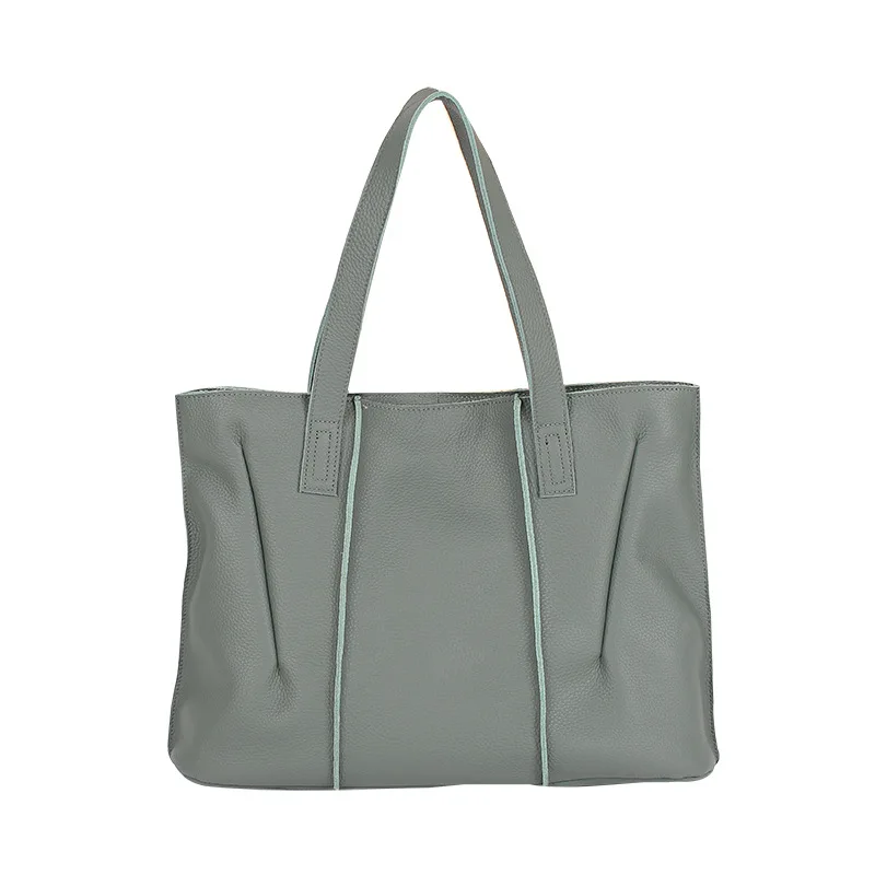 Borsa Tote in vera pelle 100% borse da donna in pelle di grandi dimensioni borse da donna famose di marca borse a tracolla da donna grandi