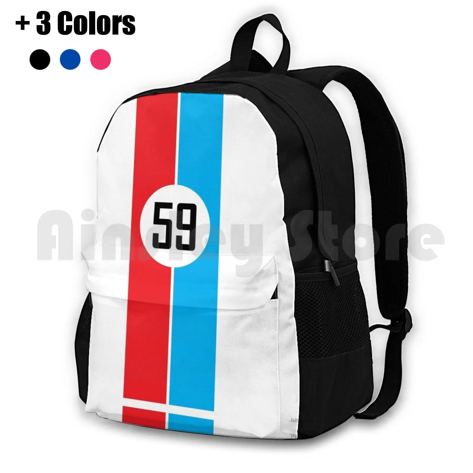 Brumos Racing Outdoor Hiking Backpack Riding Climbing Sports Bag 991 964 914 Formula Retro Circuit Williams Classic Racing