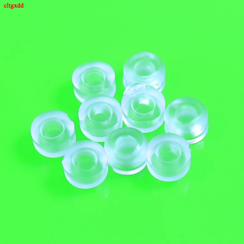 100pcs Clear Tactile Button Cap outer diameter 6 High 4 Inner hole 3 Hat for 6*6mm Micro Tact Switch G63 6X6 mm tactile switches