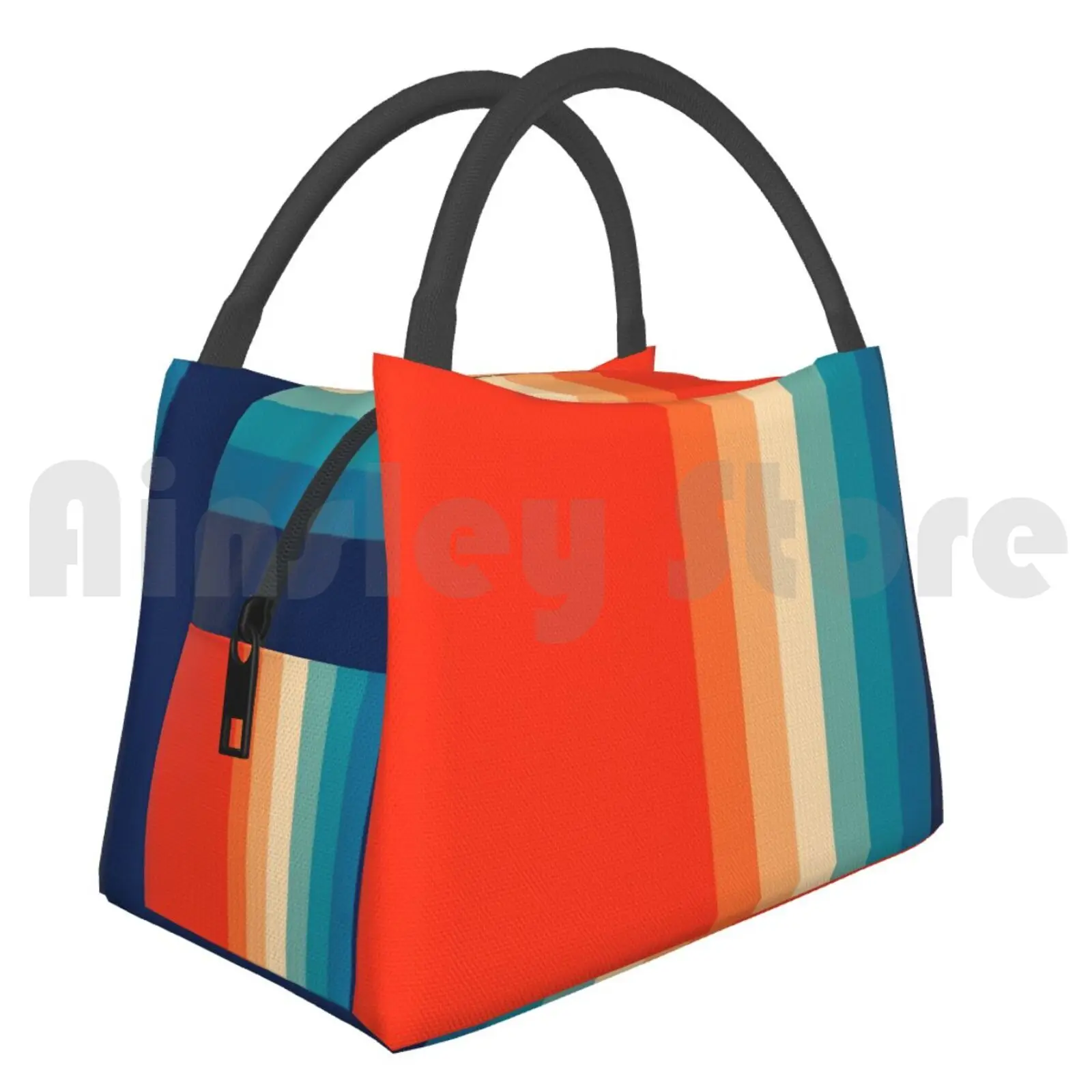 

Portable Insulation Bag Seventies 70s Retro Tv Cinematic Colors Seventies 60s Old Color Palette Summer Paris Tokyo