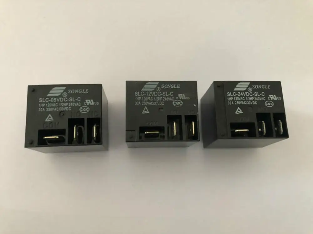 Relay SLC-05VDC-SL-C SLC-12VDC-SL-C SLC-24VDC-SL-C Set of conversions 5PIN 30A T91