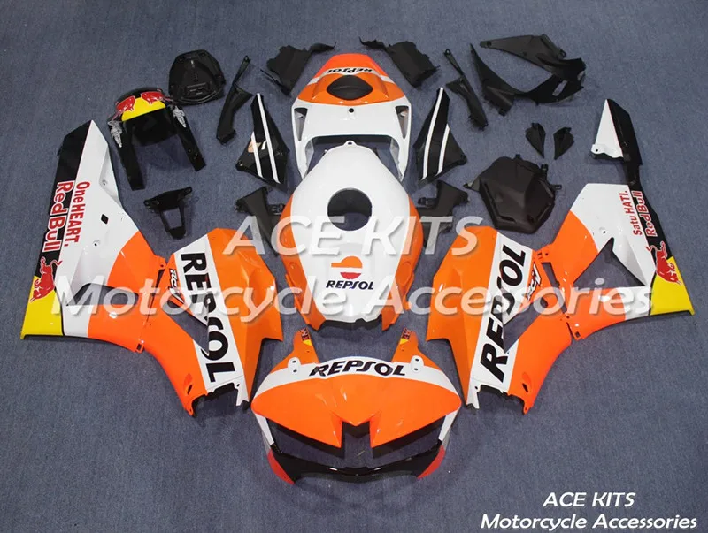 New ABS Motorcycle fairing Fit For Honda CBR600RR F5 2013-2019 Bodywork Injection mold orange red white ACEKITS Store No.2606